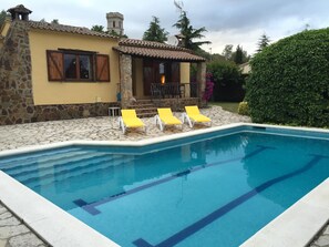 Pool - Secluded house with pool, barbecue and garden 10min. of the beach. Ideal families (Calonge)