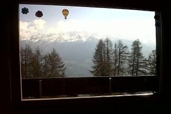 View from dining area