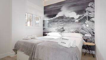 1 slaapkamer, een strijkplank/strijkijzer, gratis wifi, beddengoed