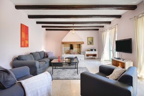 TV, fireplace, DVD player, table tennis - Villa with private pool,  HotTub, table tennis. (Vodnjan)