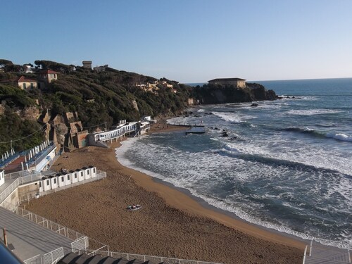 Haus mit Garten, nah am Strand