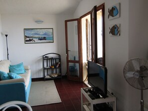 TV connectée, cheminée