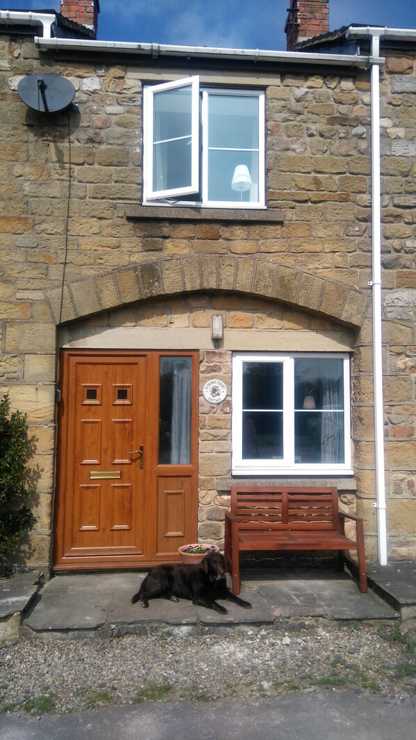 Exterior detail - Cosy and comfortable cottage, pet friendly, woodburning stove, near village pub (Grewelthorpe)