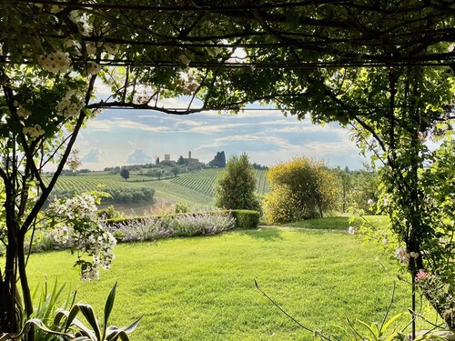 Altipertoli - Luxusvilla im Chianti, 5 Zimmer, Swimmingpool, Nebengebäude, 360 ° Ansicht 