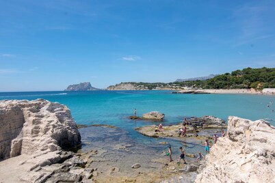 Bungalow 5 people with pool in Moraira