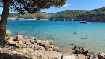 Vlak bij het strand