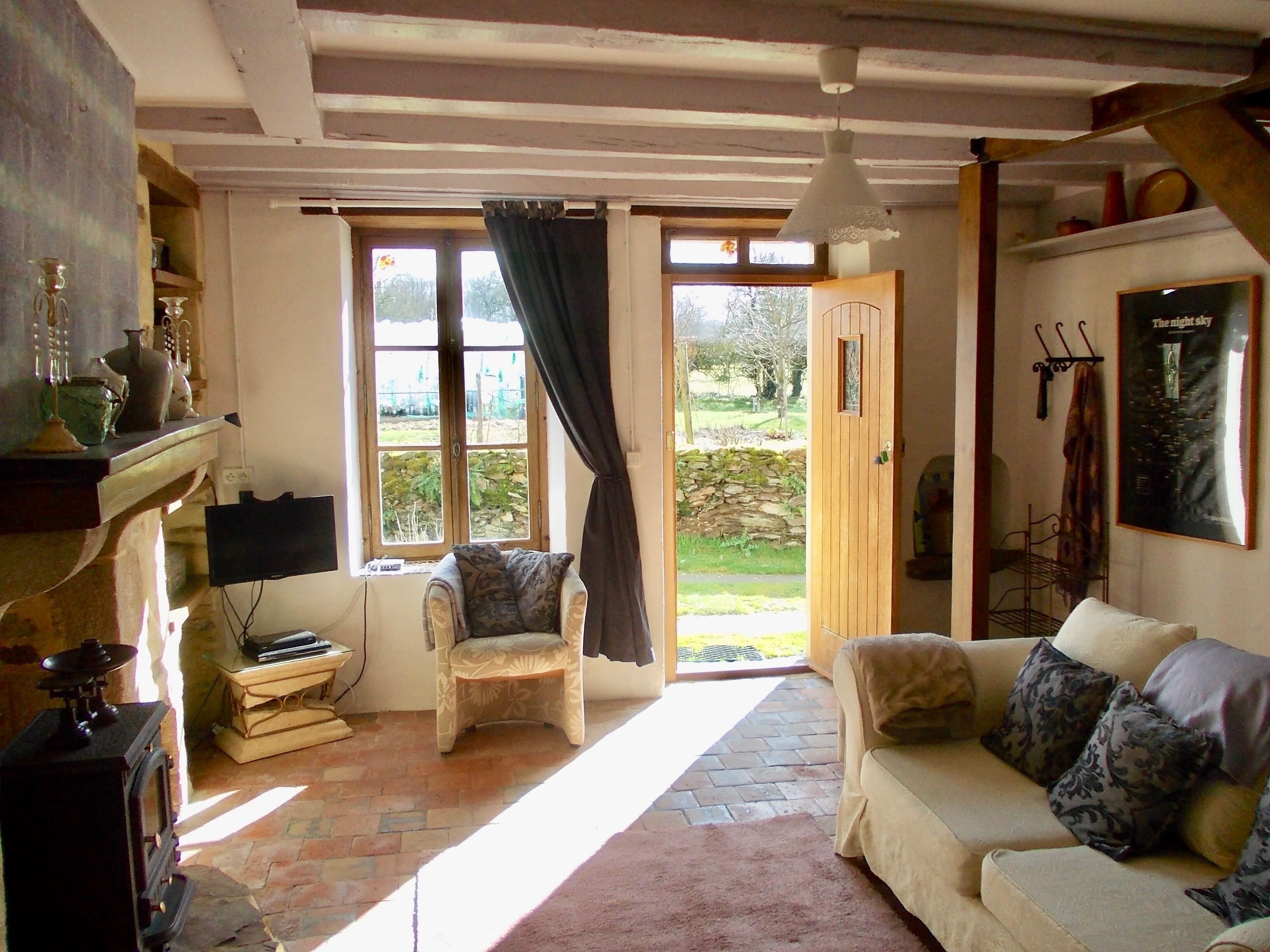 Stargazer is a typical Berrichone farm workers cottage.