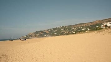 Vlak bij het strand