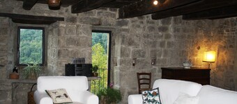   medieval watch tower and pool, near Florence, suitable  for remote working