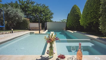 Una piscina climatizada