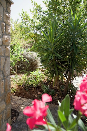 Property grounds - Villa Gudelj, 30m from the beach, air-conditioned, kayaks, bicycles, heated pool (Milna)