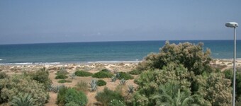 Asunto upea merinäköala dyynin rannalla