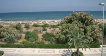 Appartement avec vue fantastique sur la mer sur la plage des dunes