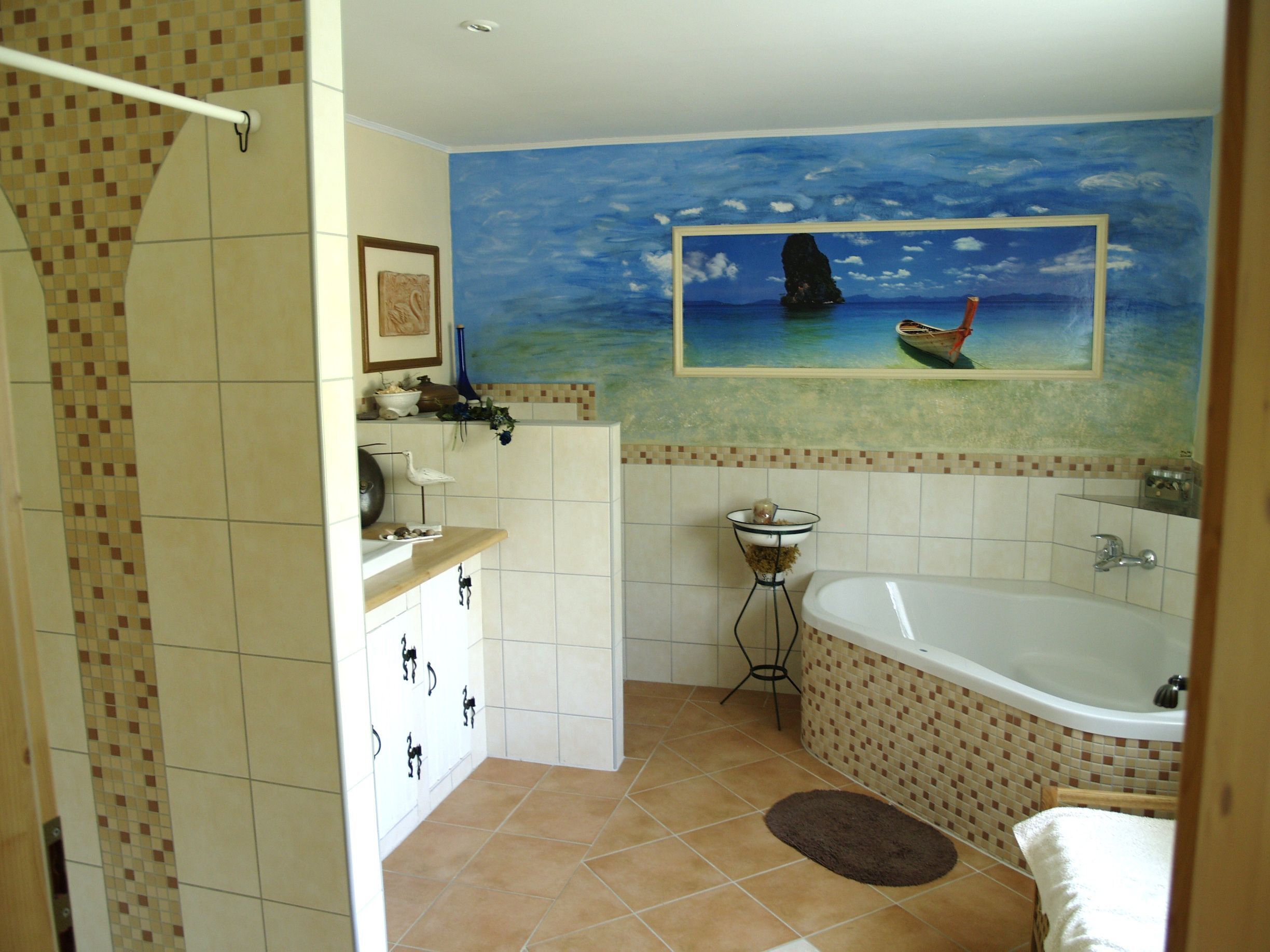 Large 120m ² family house, fireplace, gr. Garden, small stream, idyllic, nature, peace