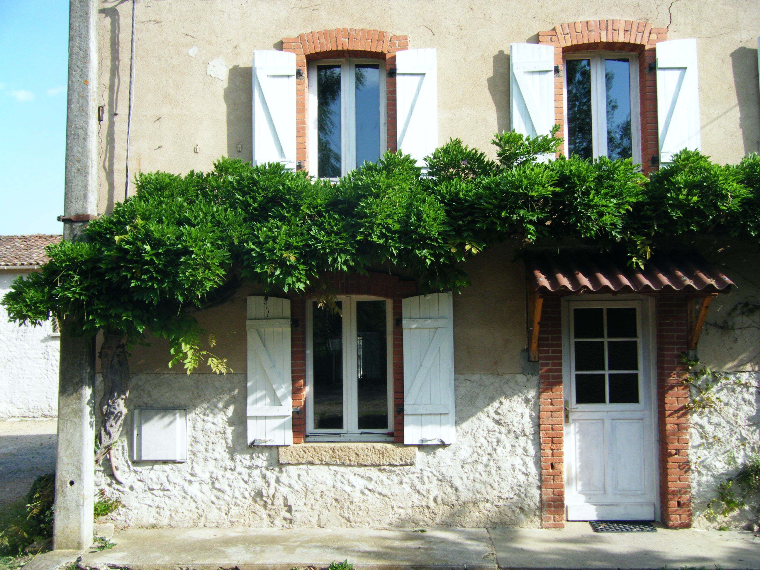 face sud du gite
