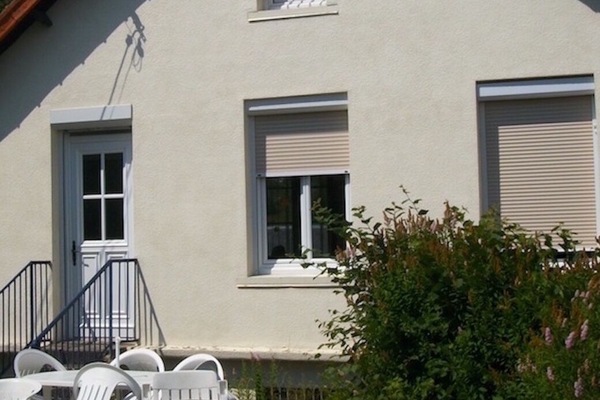 la terrasse et la maison