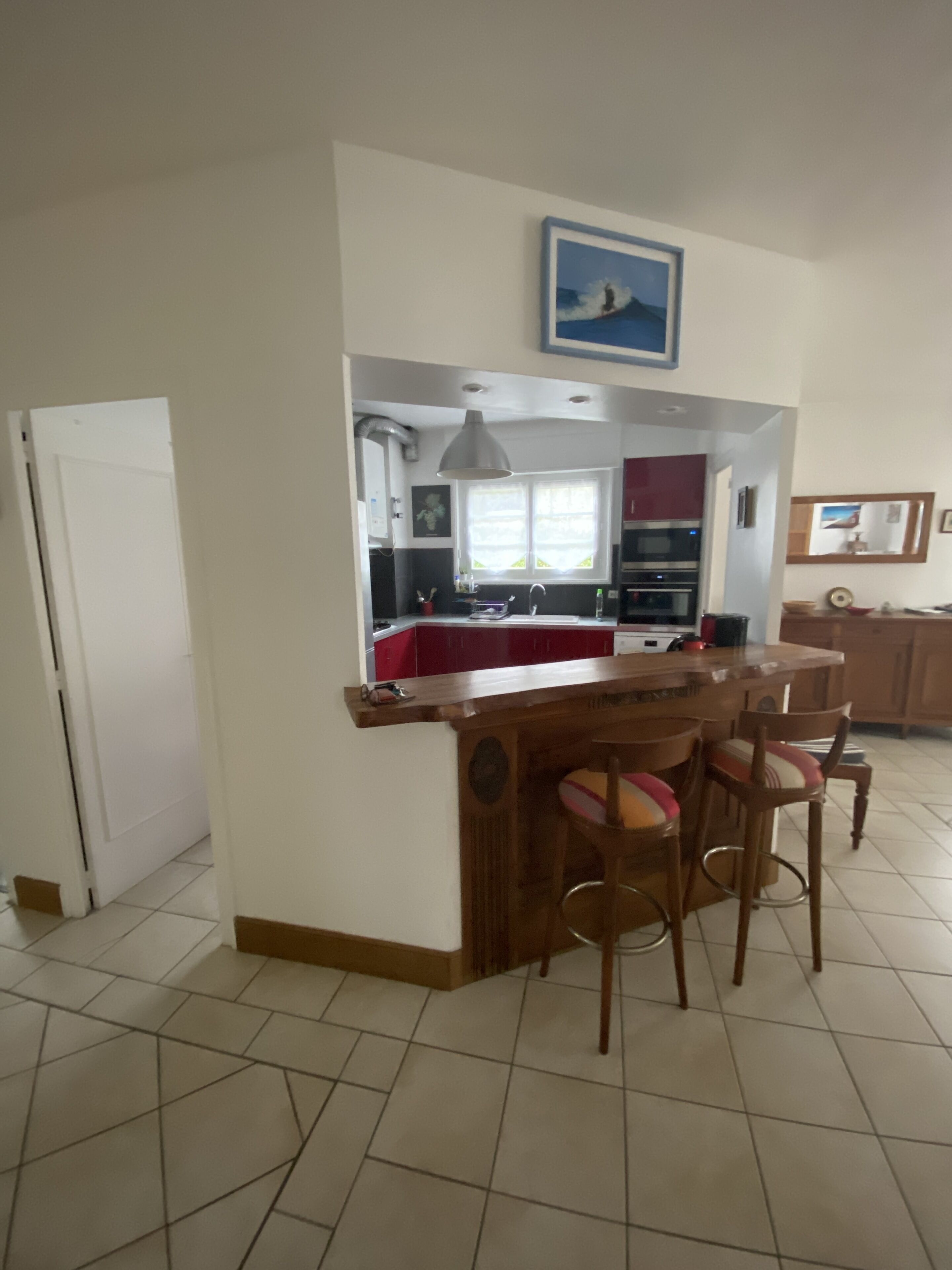 Apartment with private garden, 300m from the Biarritz beach, 3 bedrooms