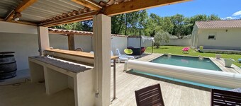 Vacation rental house with pool MAUBEC LS2-188