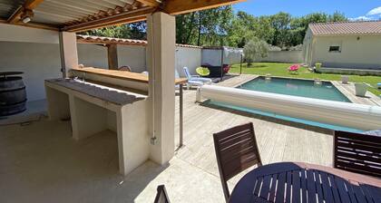 Vacation rental house with pool MAUBEC LS2-188