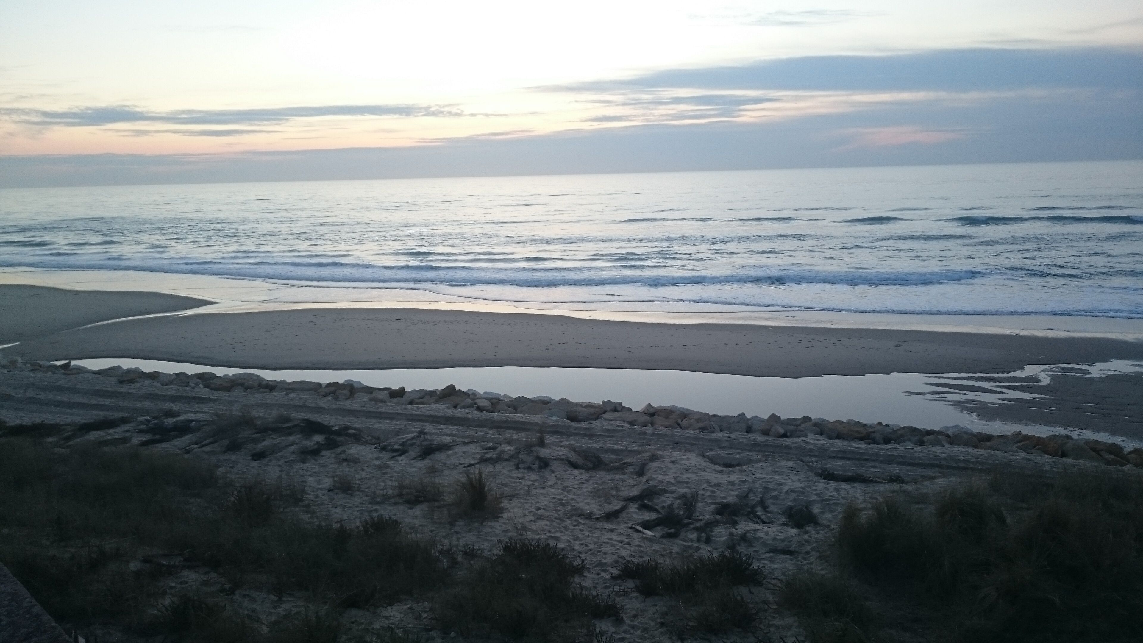 Marée basse sur la plage Nord