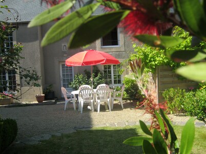 comfortable house private indoor heated pool 28 ° C 450m sandy beaches