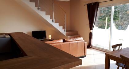 Erinomainen lounaaseen suuntautuva duplex, 95 m2, Haut Juran sydämessä (39).