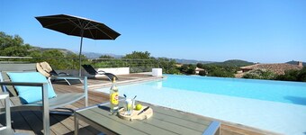 Superb high standing villa Pinarellu