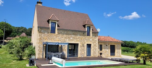 Périgourdine house / Private heated swimming pool / Air con / 10km Sarlat