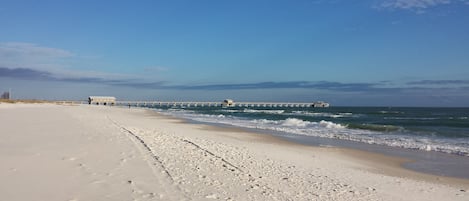 On the beach
