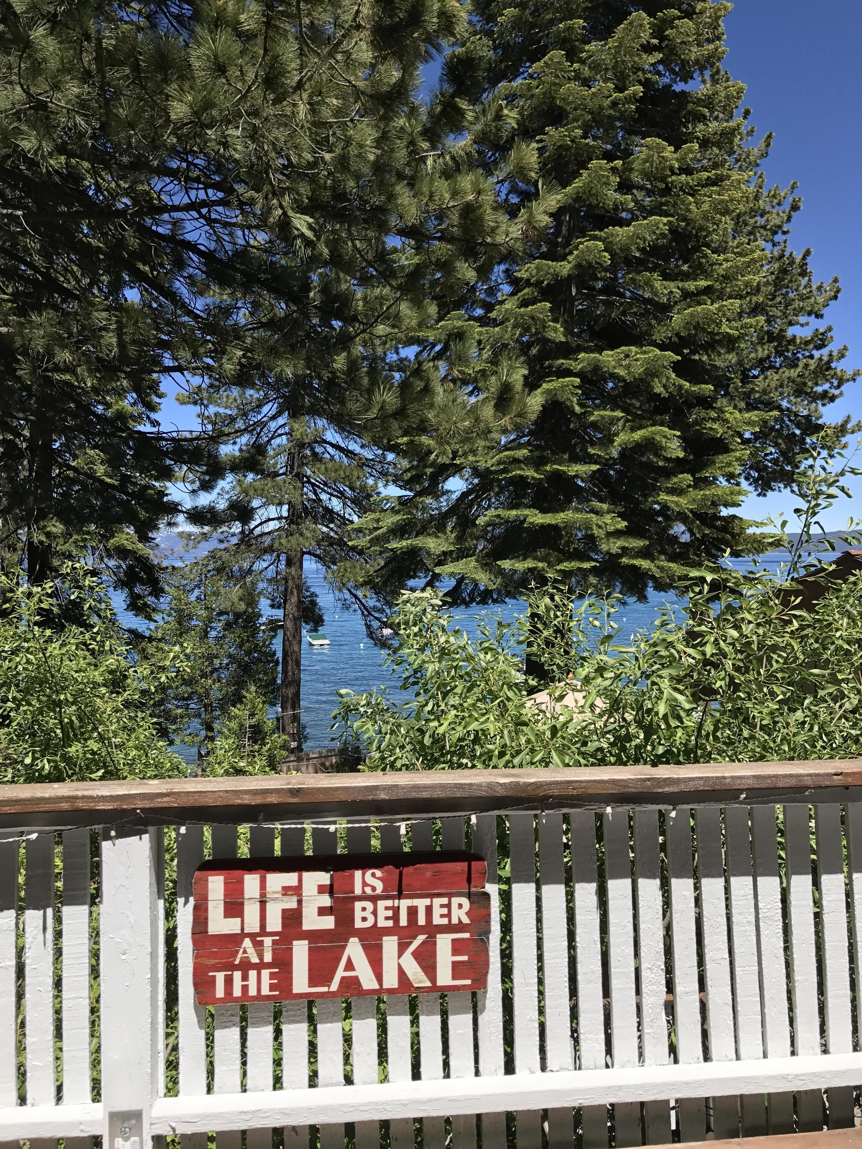 view from the balcony