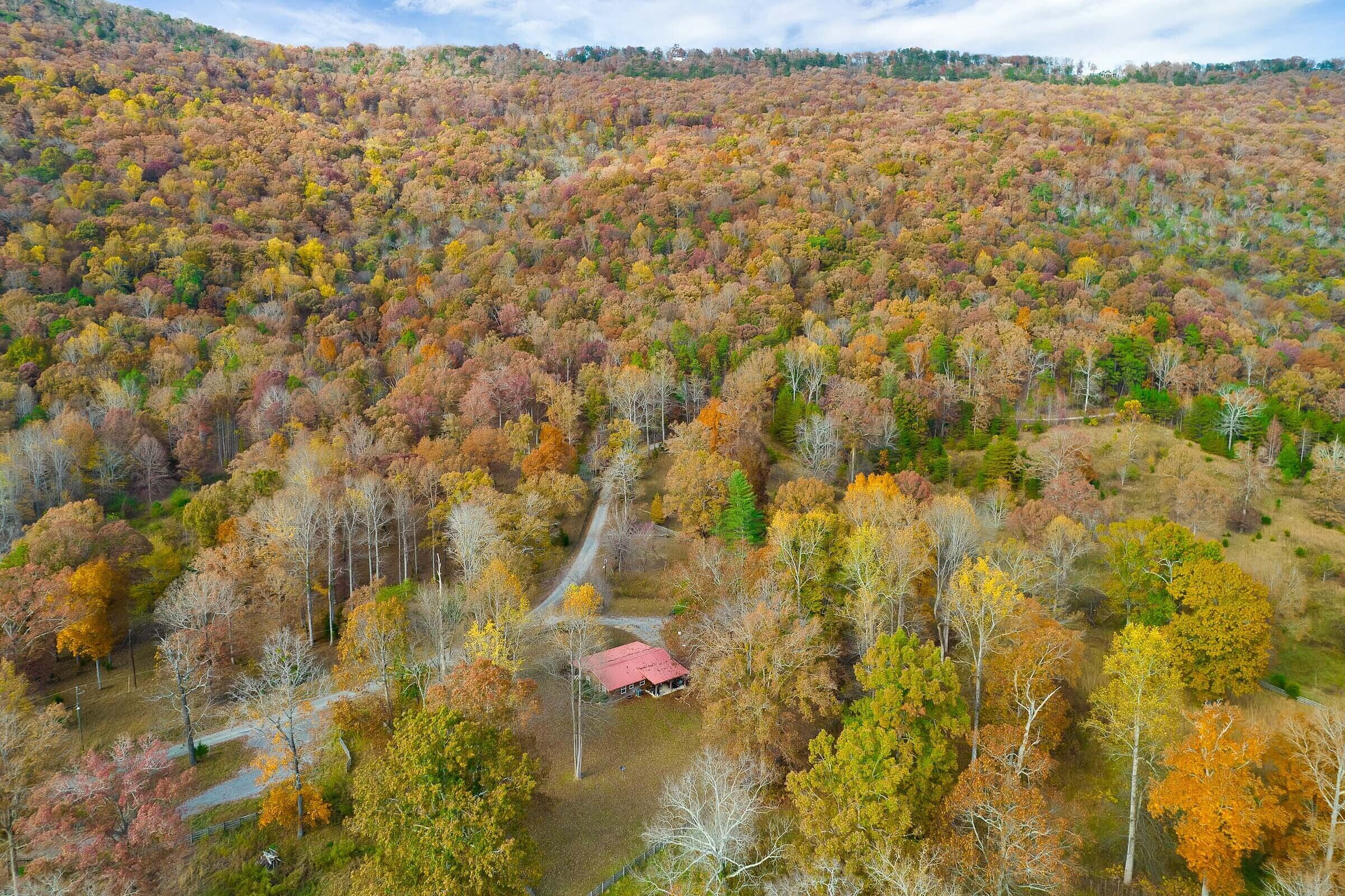 Blue Lake Cozy Cabin, situated on 3 acres, 5 min walk to lake! Mountain views!