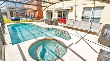 Indoor pool, a heated pool