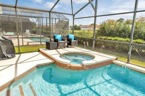 Indoor pool, a heated pool