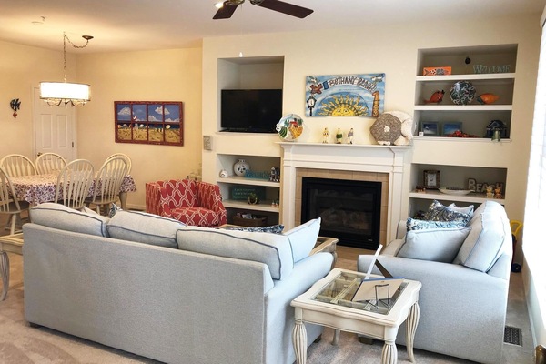 Living Room and Dining Room