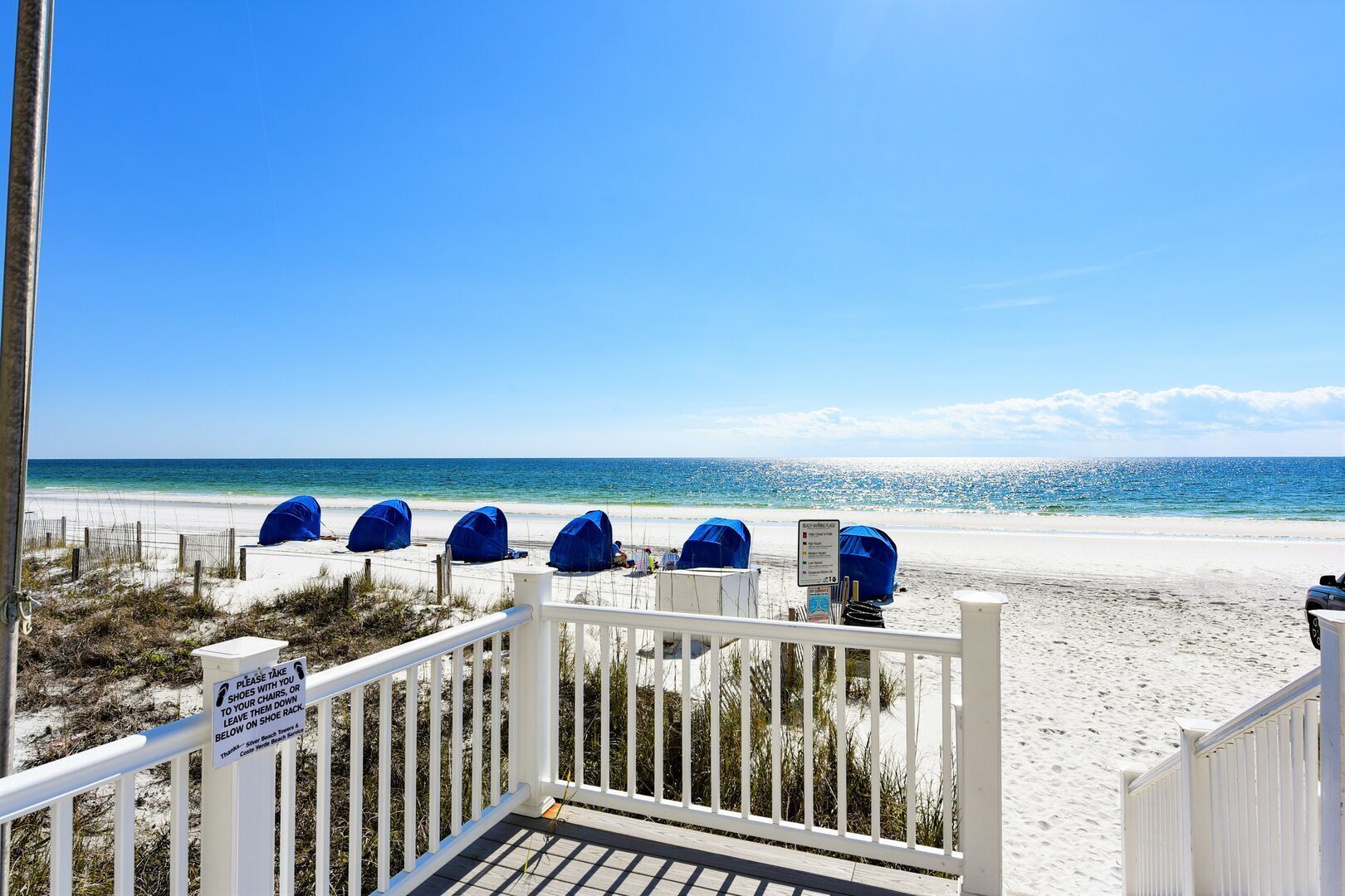 Am Strand, Strandtücher