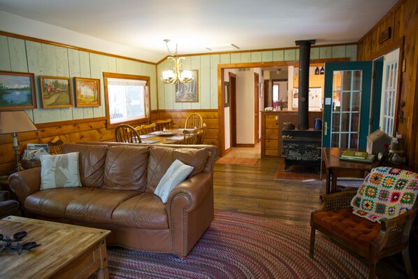 Télévision, cheminée, jeux vidéo, lecteur de DVD