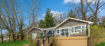 Corey Lake, Dock, dekk, vannski, fiske. Epleplukking