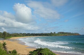 Am Strand, Liegestühle, Strandtücher