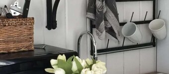 Romantisk forfriskende Cottage fra Uptown Eureka Springs fra 1890-tallet!