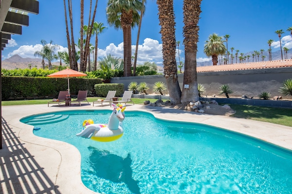 The swimming pool is approximately 12’x31’x7′ deep.