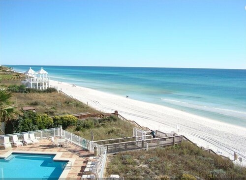 Hidden Secret on 30A.  Just steps to beach with pool looking over the ocean.