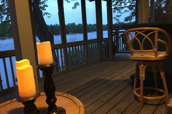 Dusk view from porch