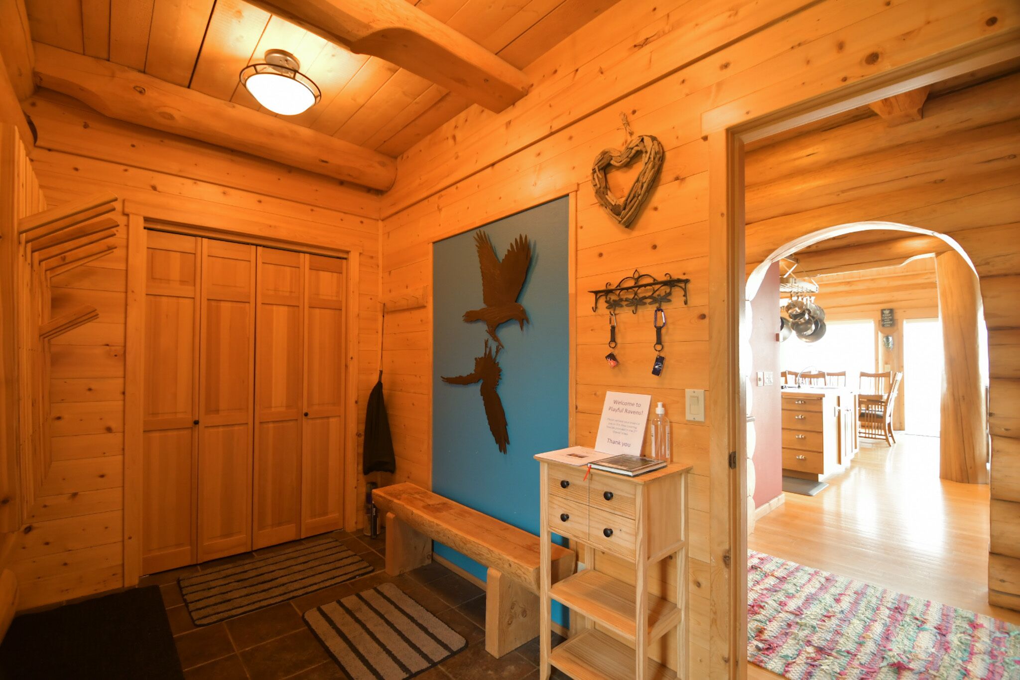 Log Home with Stunning View, Hot Tub, Fire Pit, and Infrared