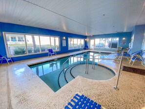 Indoor pool, outdoor pool