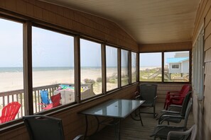 Interior - Oak Island, NC-oceanfront, screened porch & gazebo w/swing (Oak Island)