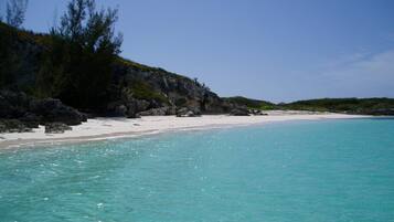Am Strand, Liegestühle, Strandtücher