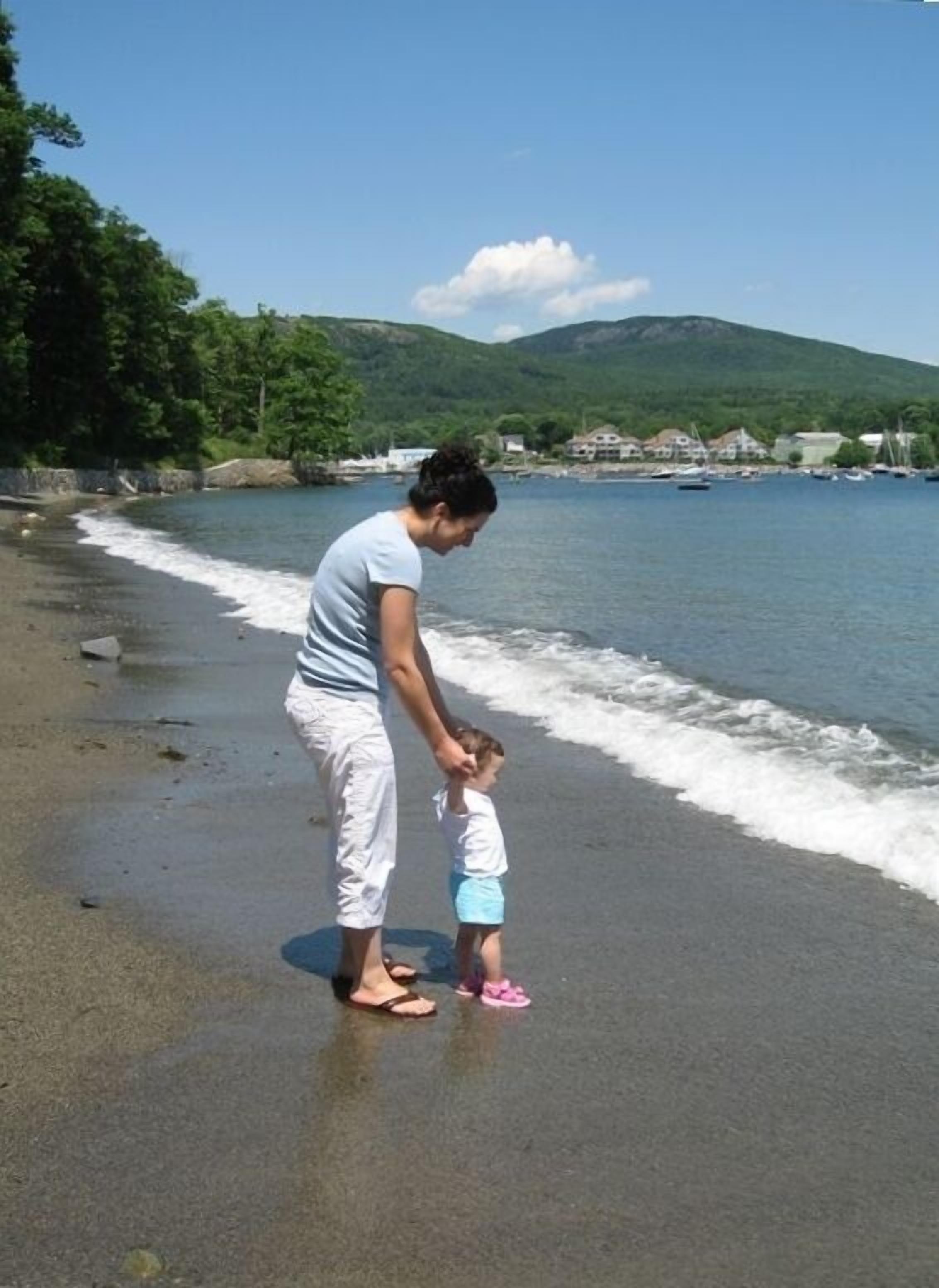 Chaises longues, serviettes de plage