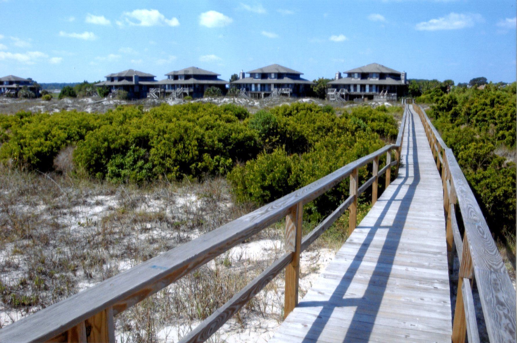  Pelican Point from the end of Boardwalk, 31B is 4th Houses to left
