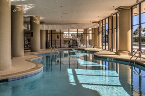Indoor pool, a heated pool