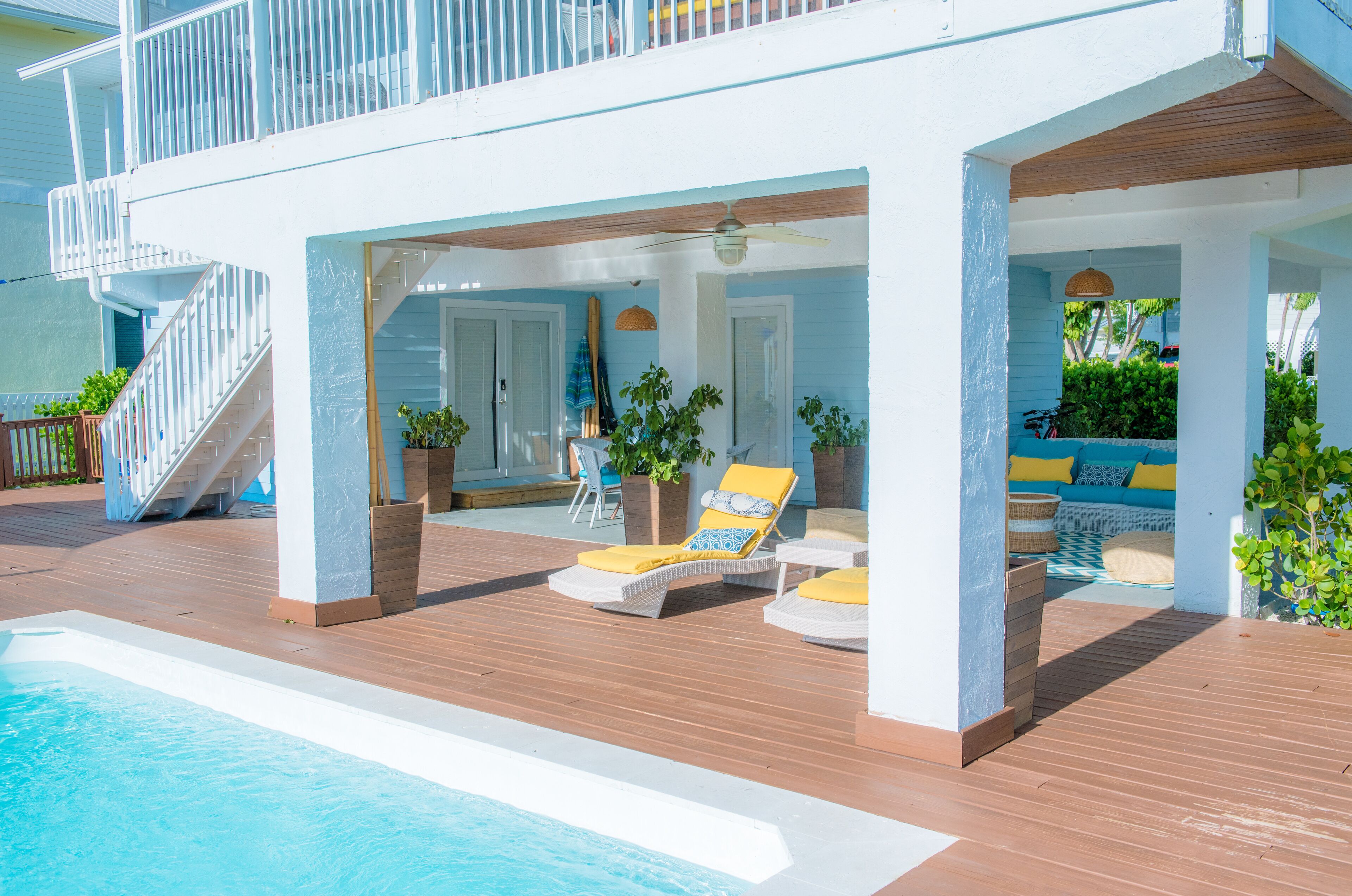 Outdoor terrace and patio